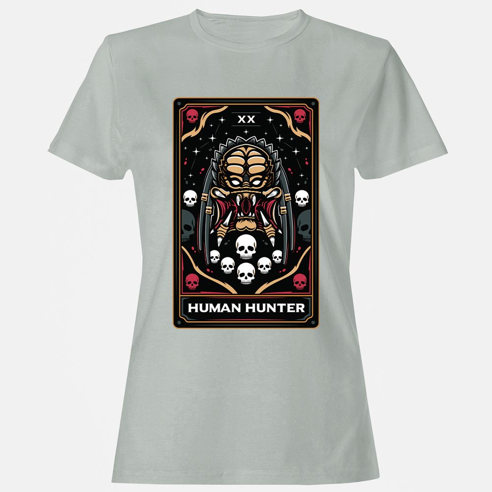 Women's T-Shirt - LKQ7PK6R - Ash - 2