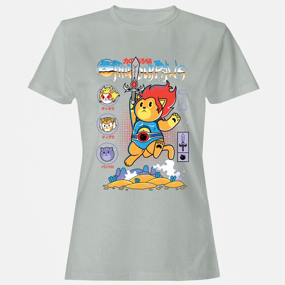 Women's T-Shirt - QN4ERLXM - Ash - 2