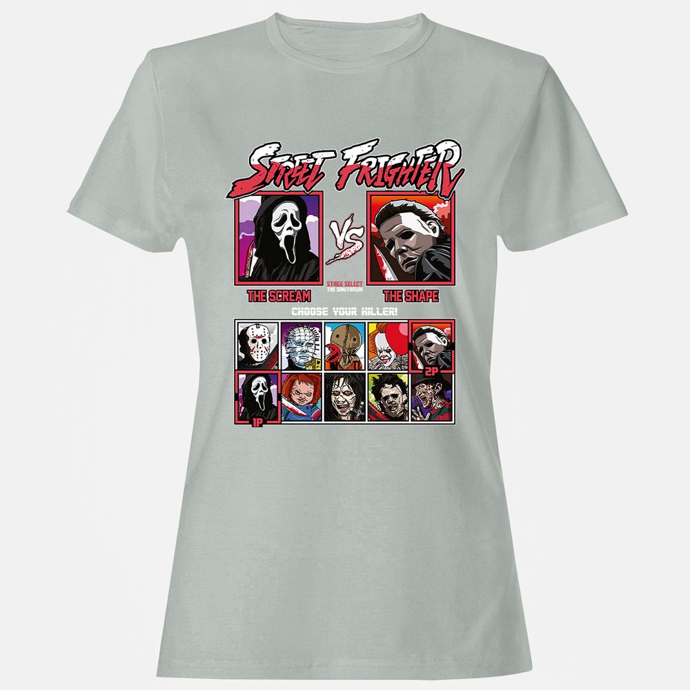 Women's T-Shirt - JDE7Y5QZ - Ash - 2