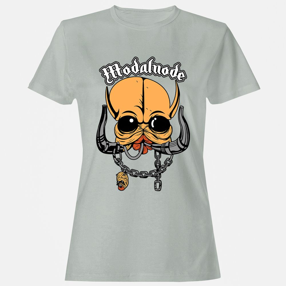 Women's T-Shirt - MR7XUFE9 - Ash - 2