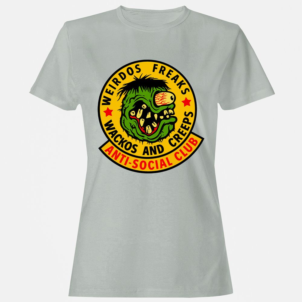 Women's T-Shirt - N8KFRK3Y - Ash - 2
