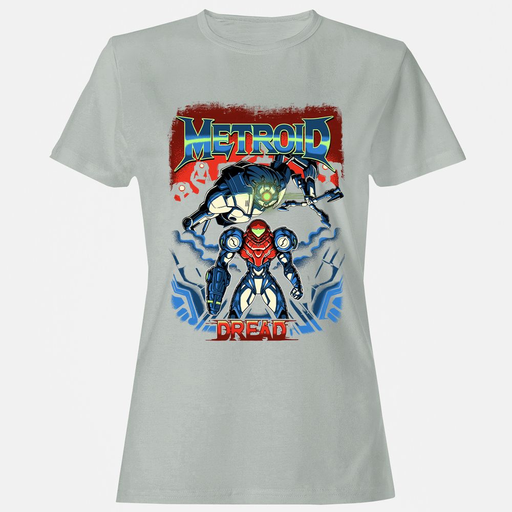 Women's T-Shirt - CQF4UJDX - Ash - 2