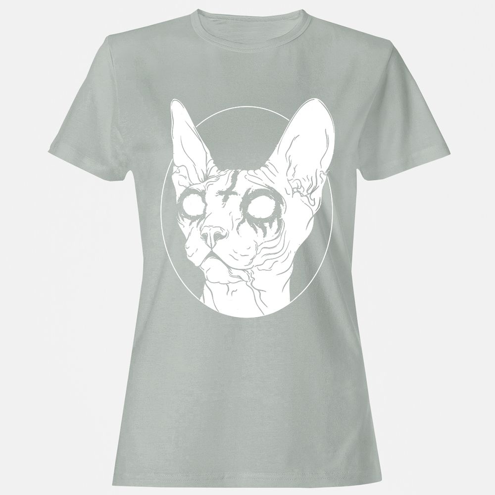 Women's T-Shirt - 3GS7LQTK - Ash - 2