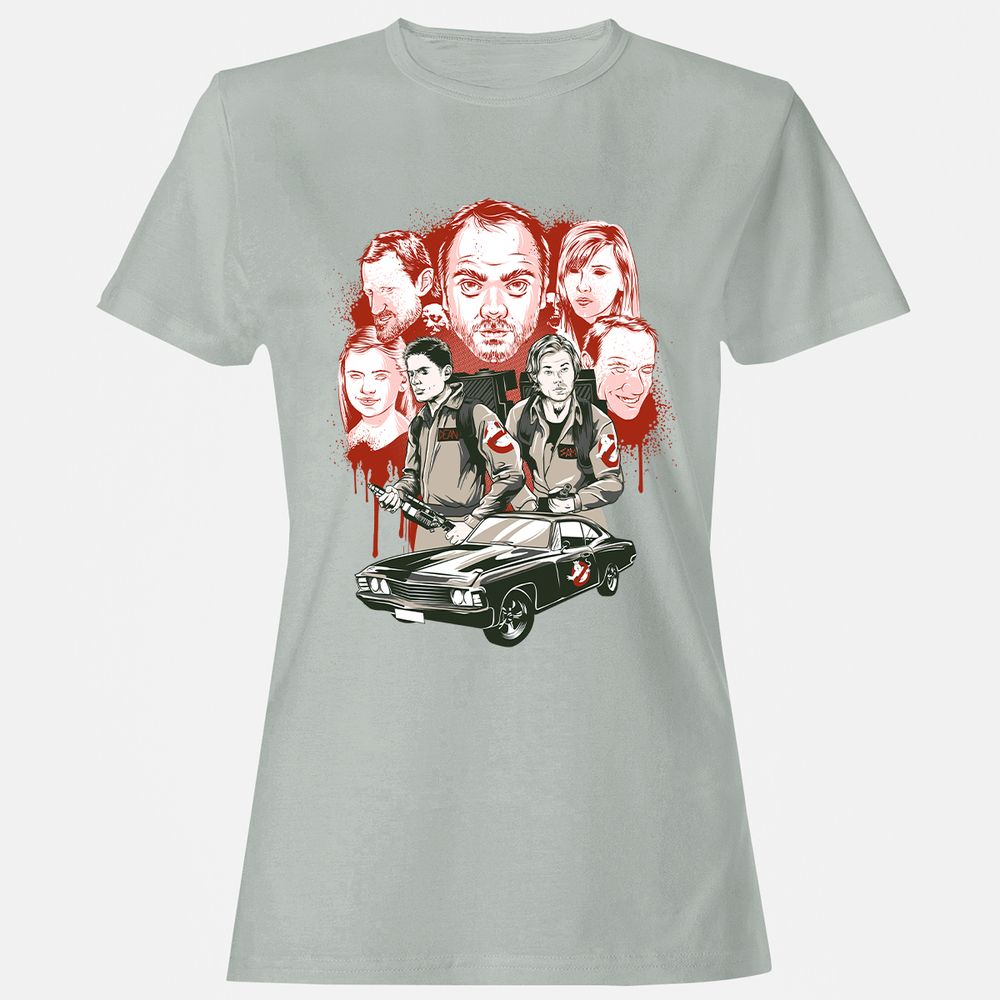 Women's T-Shirt - UH87F7WW - Ash - 2
