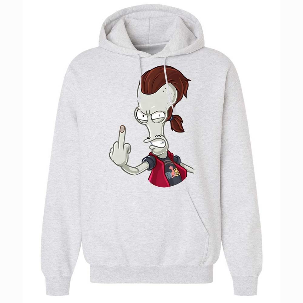 Classic Unisex Hoodie - UF1L7RK8 - Ash - 2