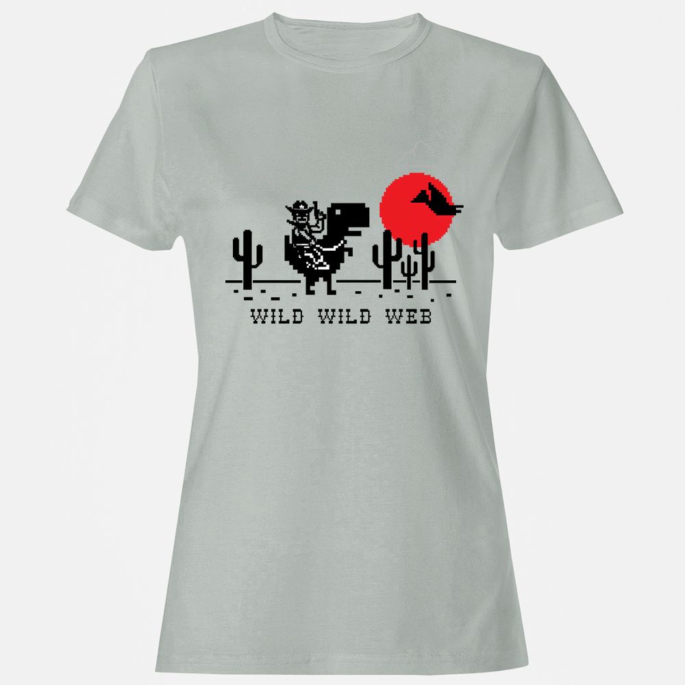 Women's T-Shirt - D34X17YH - Ash - 2