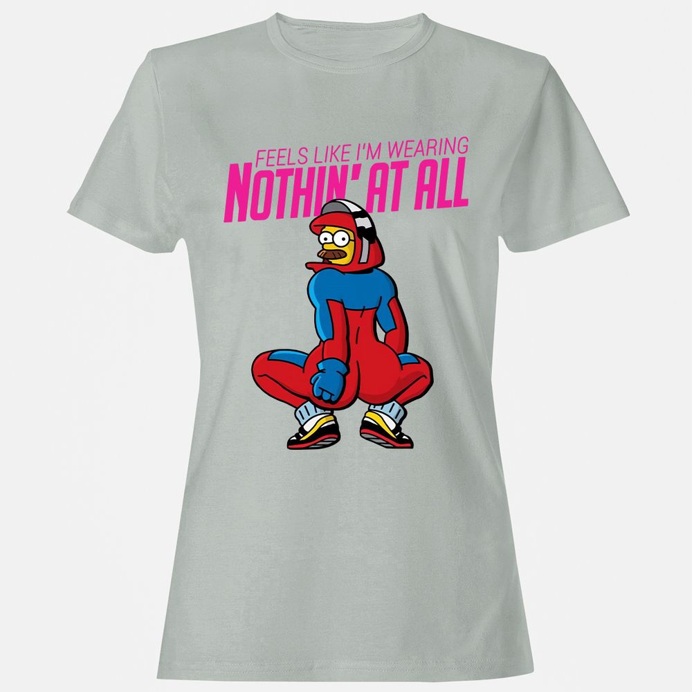 Women's T-Shirt - J917FZ2N - Ash - 2