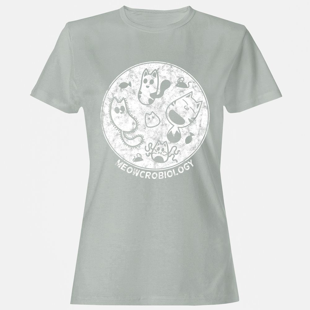 Women's T-Shirt - KJ65BDQJ - Ash - 2