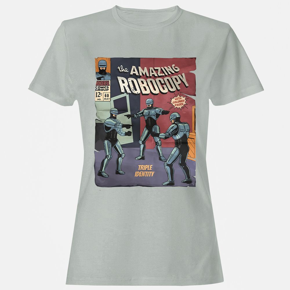 Women's T-Shirt - 8WSEPYAH - Ash - 2
