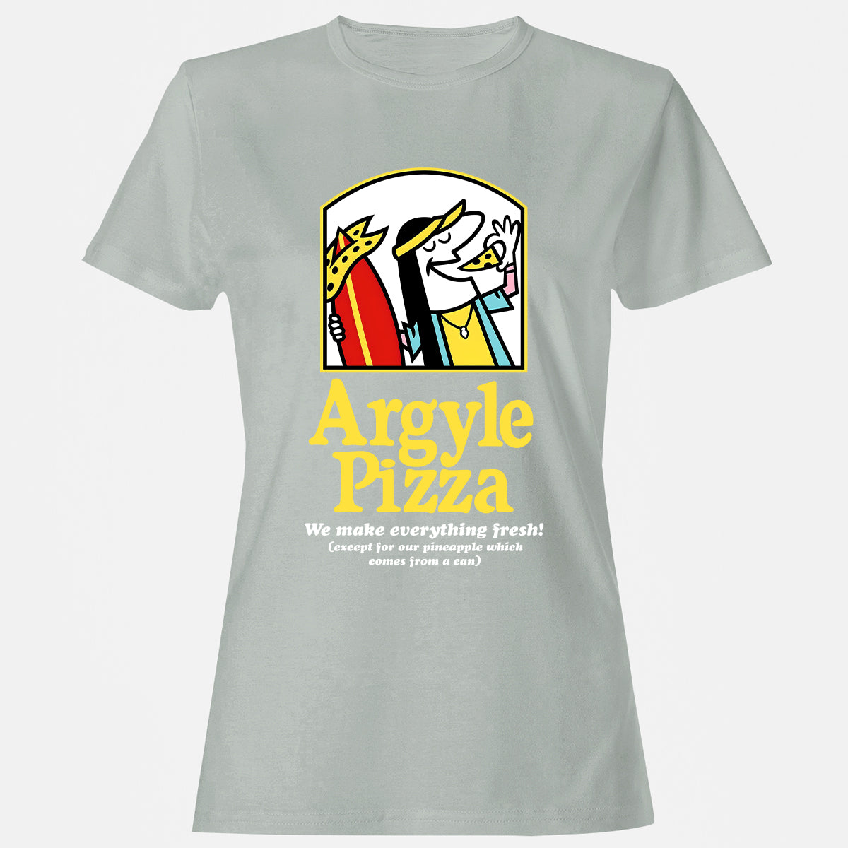 Women's T-Shirt - U27QBCG4 - Ash - 2