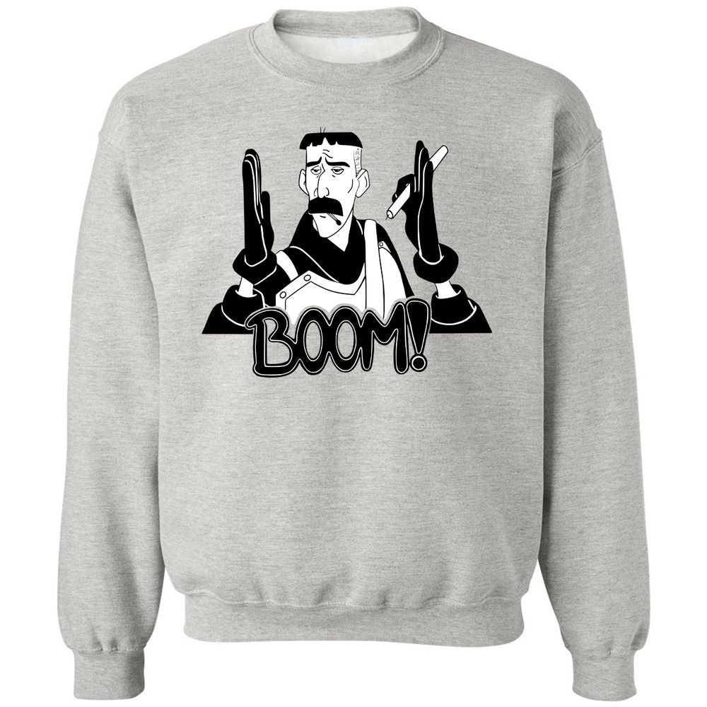 Classic Unisex Sweatshirt - LRGQT1U6 - Ash - 2