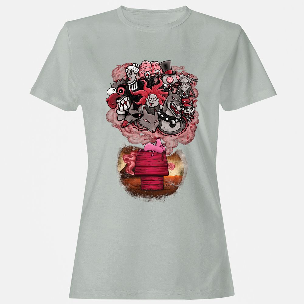 Women's T-Shirt - YQCTWS2W - Ash - 2