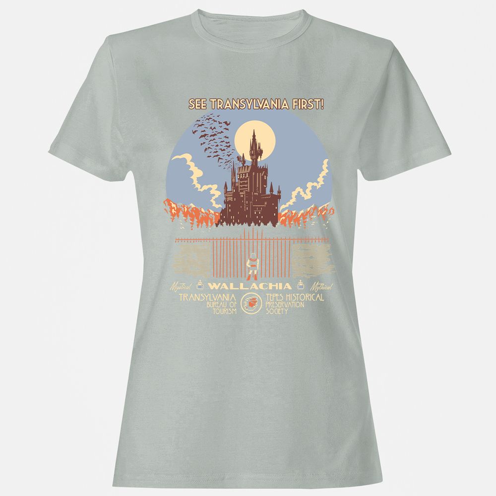 Women's T-Shirt - 8DZ25TYT - Ash - 2