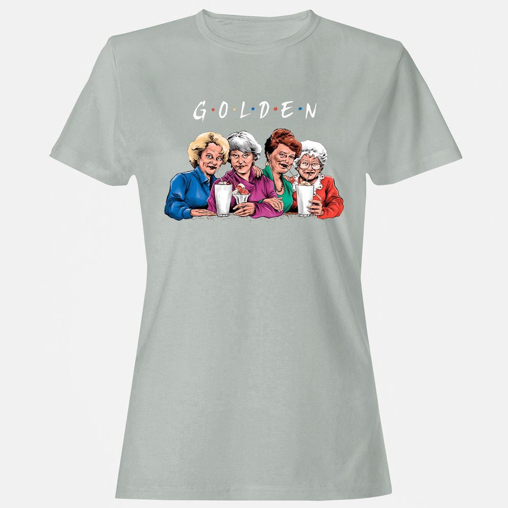 Women's T-Shirt - A5UXB8VQ - Ash - 2