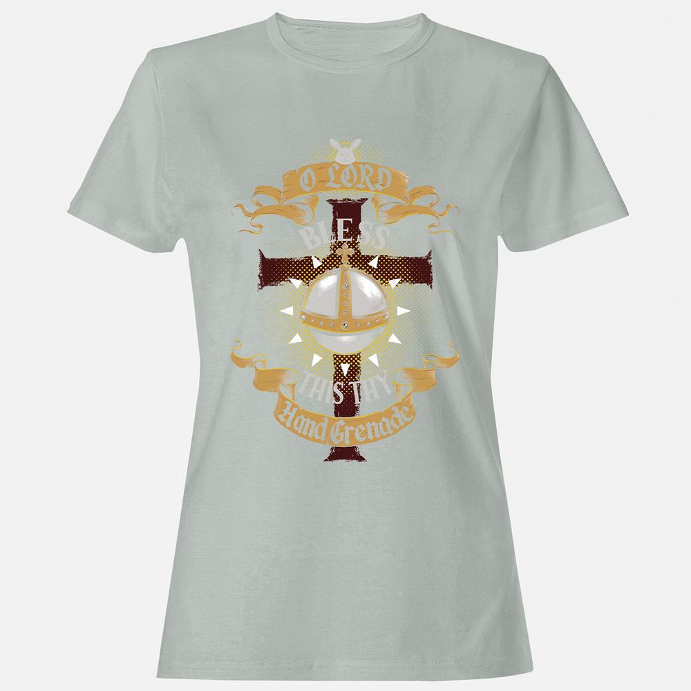 Women's T-Shirt - WJNSZYZL - Ash - 2