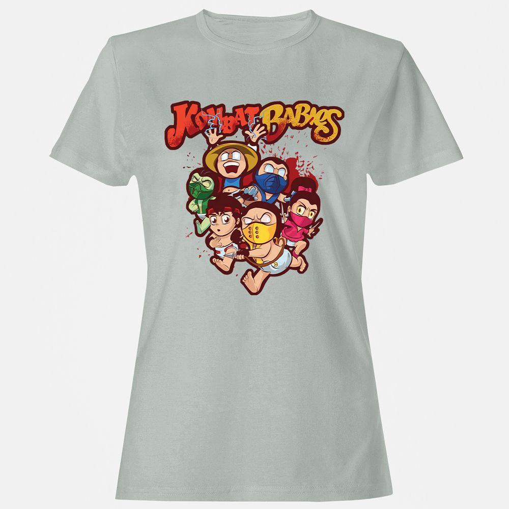 Women's T-Shirt - VMQ1F2GJ - Ash - 2