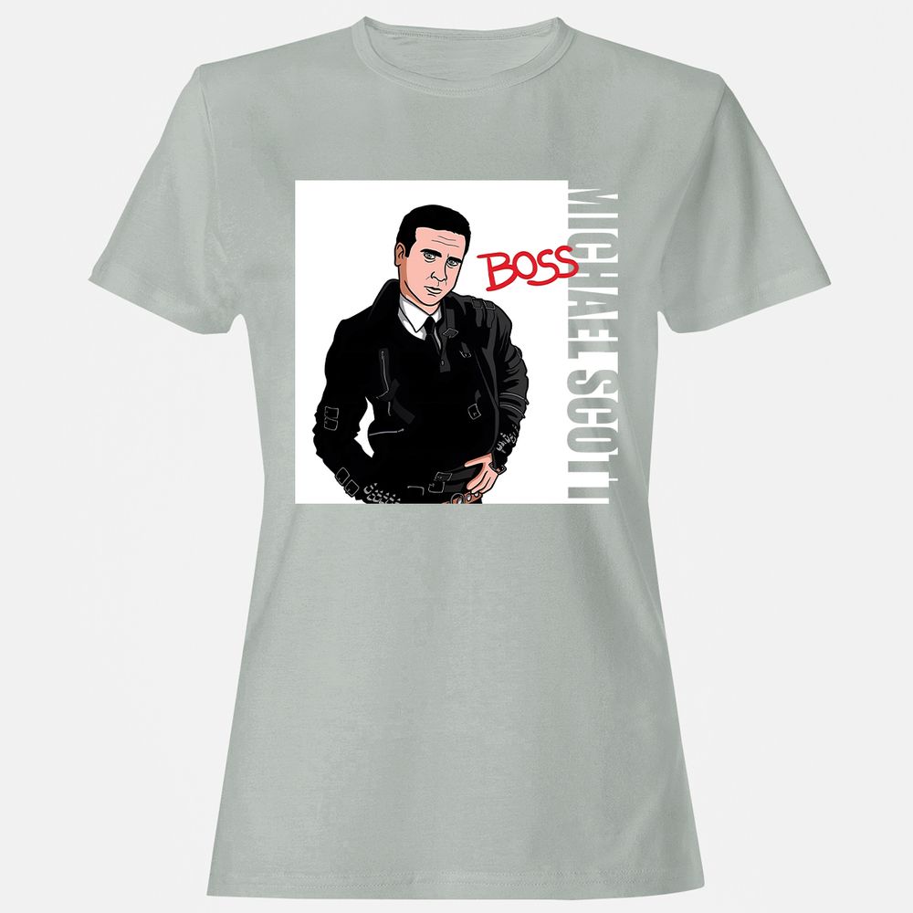 Women's T-Shirt - 4FYU7LHG - Ash - 2