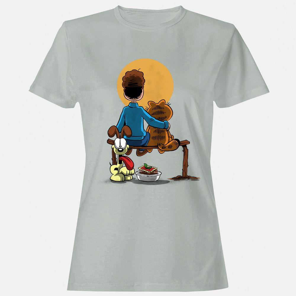 Women's T-Shirt - E71ZGHQ3 - Ash - 2