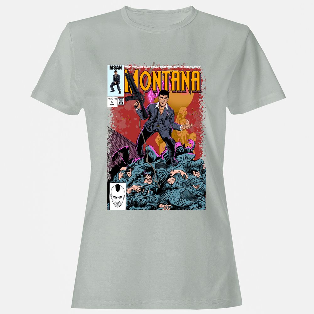 Women's T-Shirt - 7PCZNX2W - Ash - 2