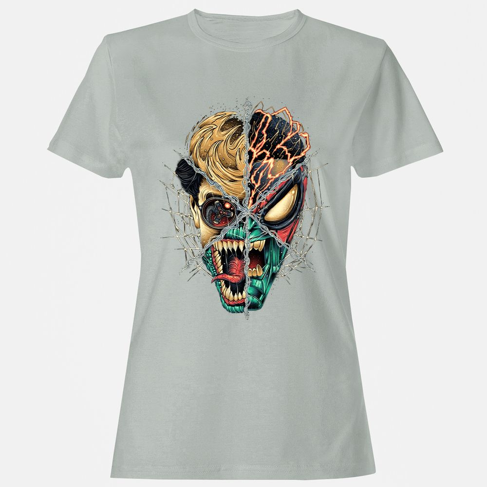 Women's T-Shirt - NJ49C2U6 - Ash - 2