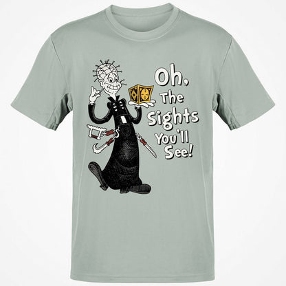 Classic Unisex T-Shirt - ZJD75F9X - Ash - 2