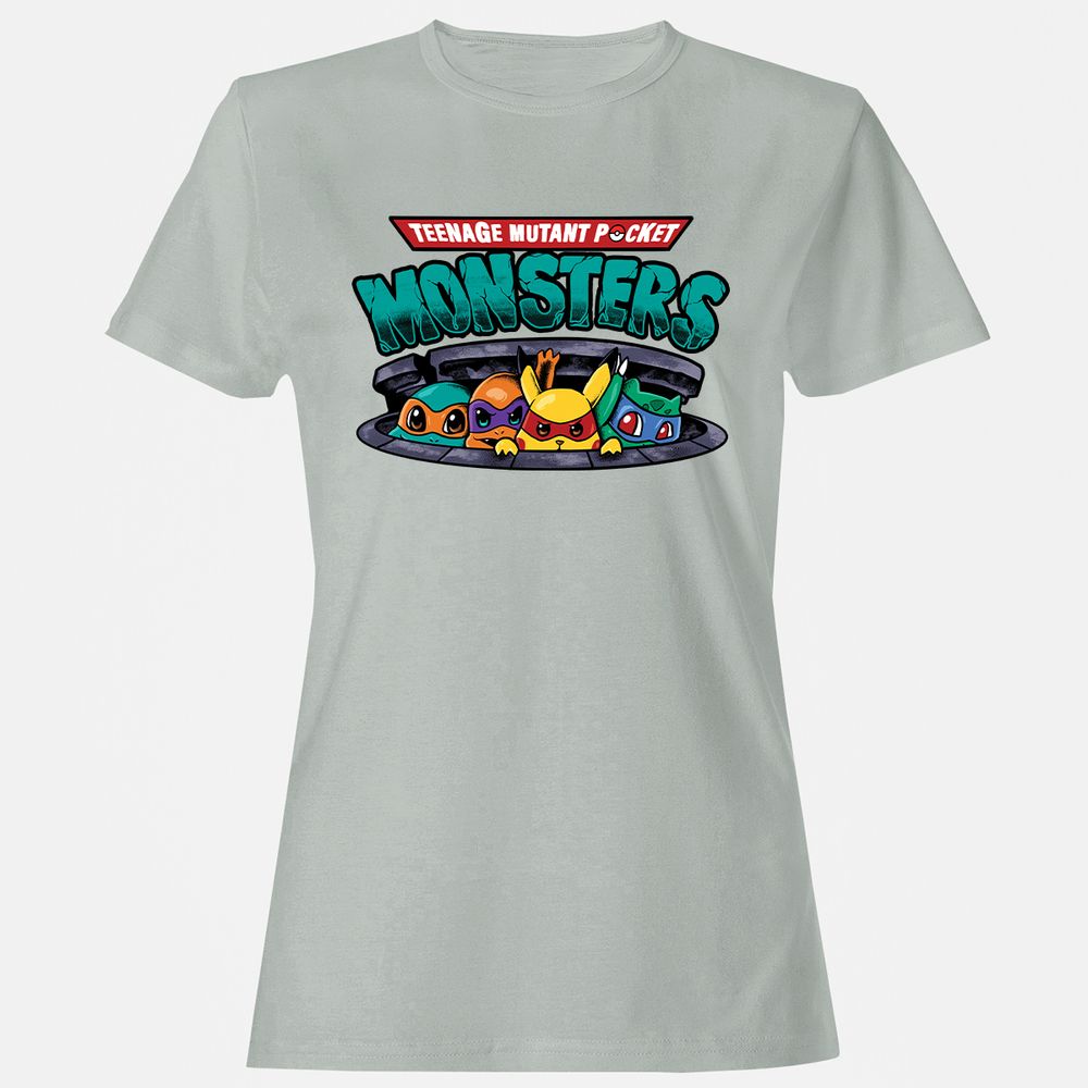 Women's T-Shirt - V2PTB66D - Ash - 2