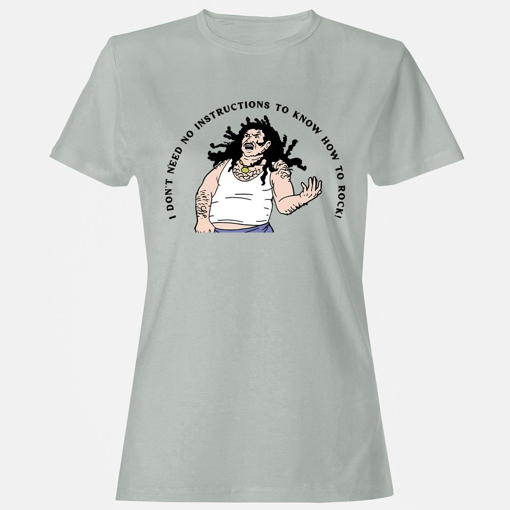 Women's T-Shirt - U3FUSGQR - Ash - 2