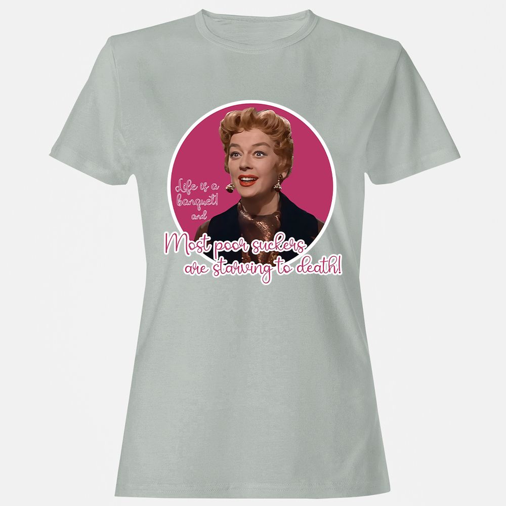 Women's T-Shirt - NQEG9X5W - Ash - 2
