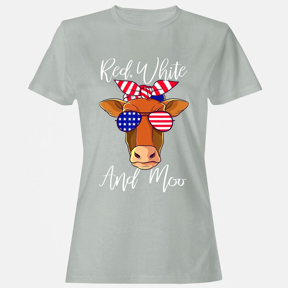 Women's T-Shirt - 7YH45XWV - Ash - 2