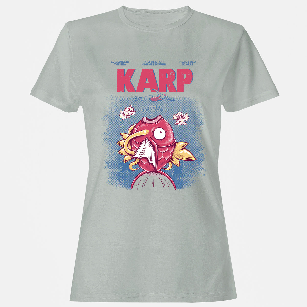 Women's T-Shirt - X1GQ6EQM - Ash - 2