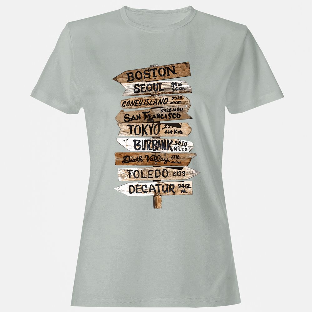 Women's T-Shirt - VGWEPE44 - Ash - 2