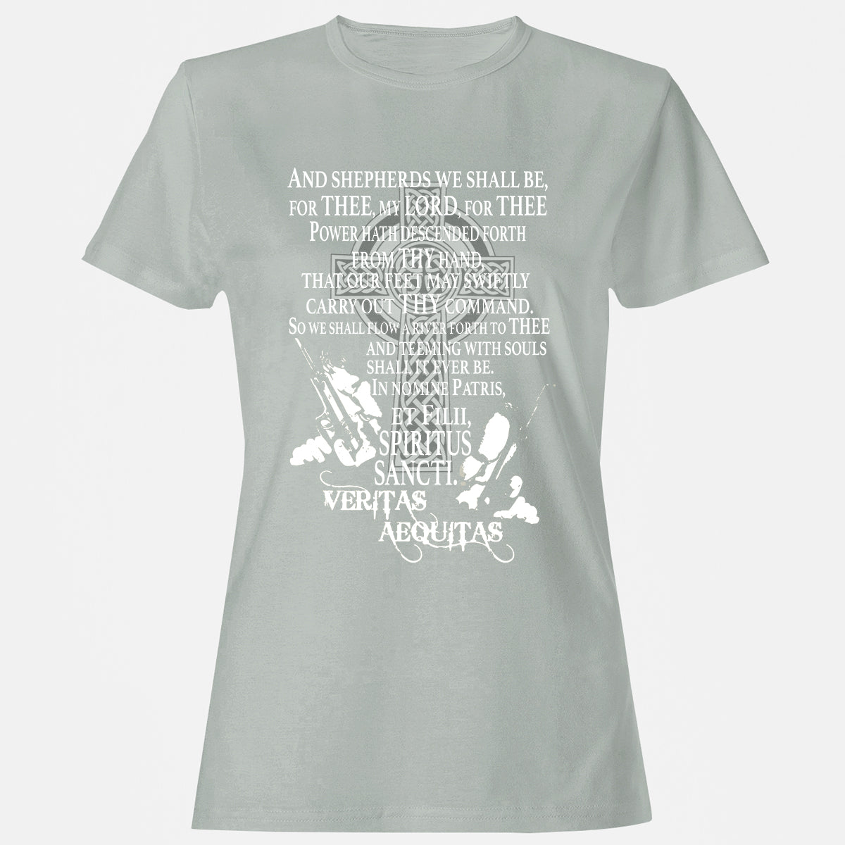 Women's T-Shirt - F8EBXQJA - Ash - 2