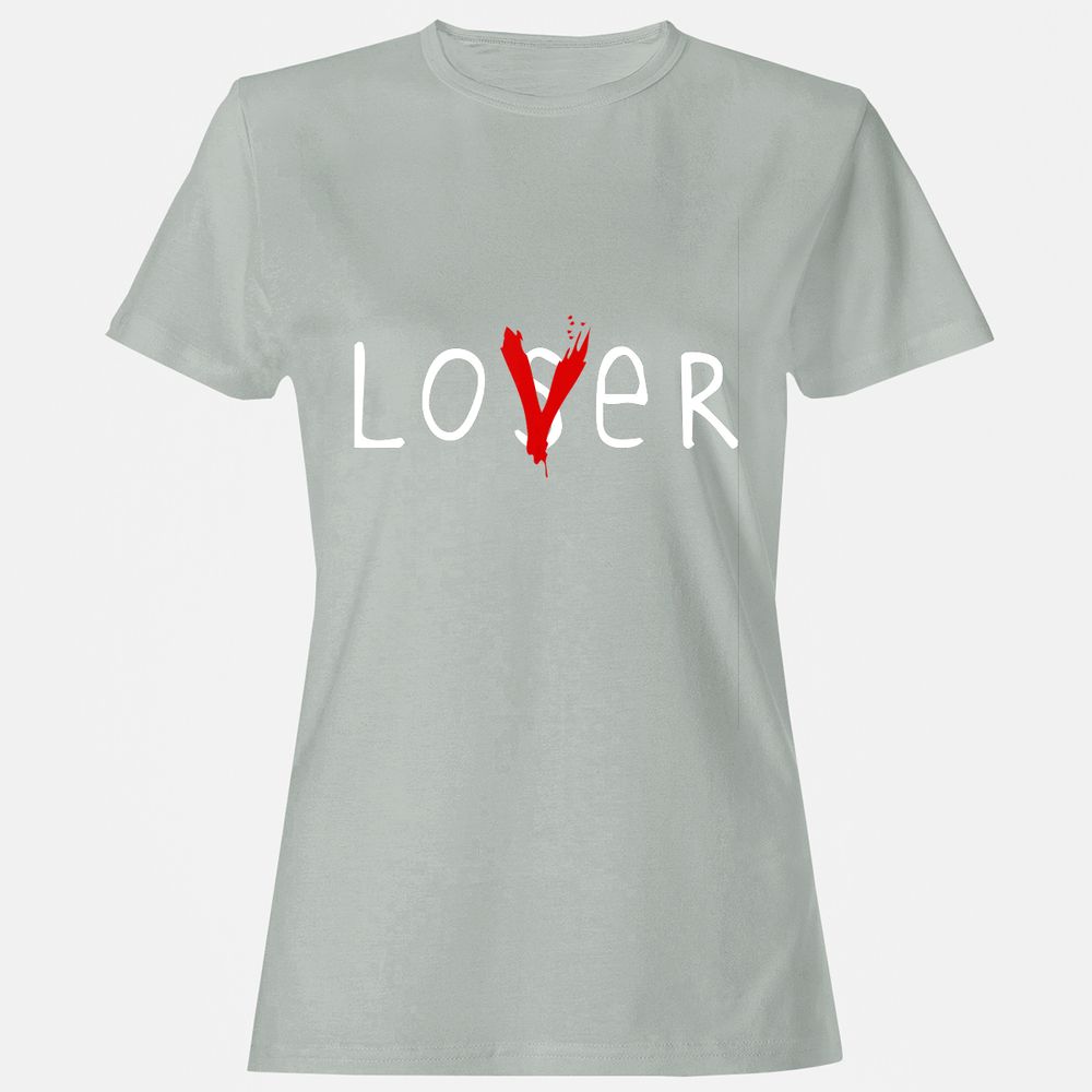 Women's T-Shirt - 69LZ89EC - Ash - 2