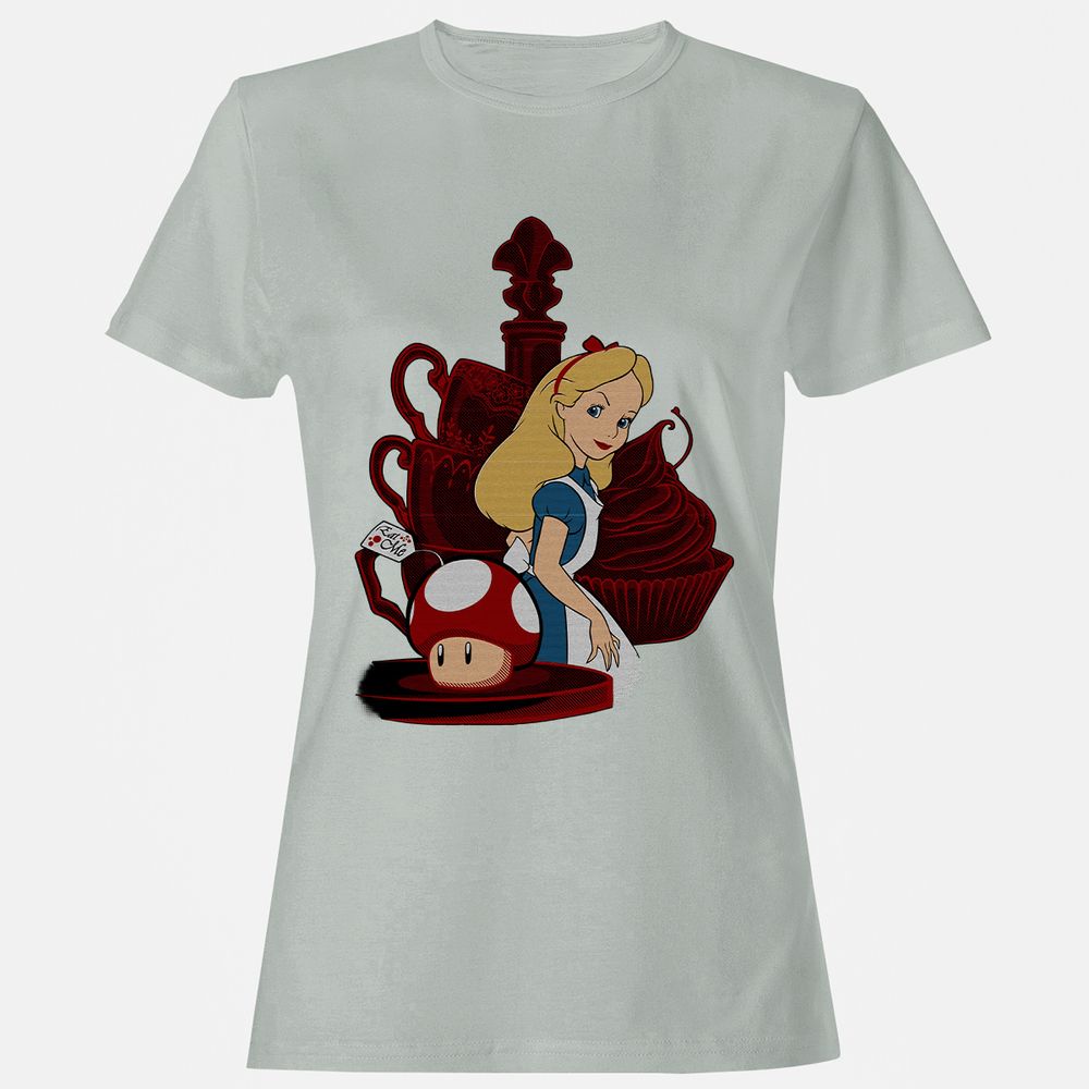 Women's T-Shirt - ZD8XWM49 - Ash - 2
