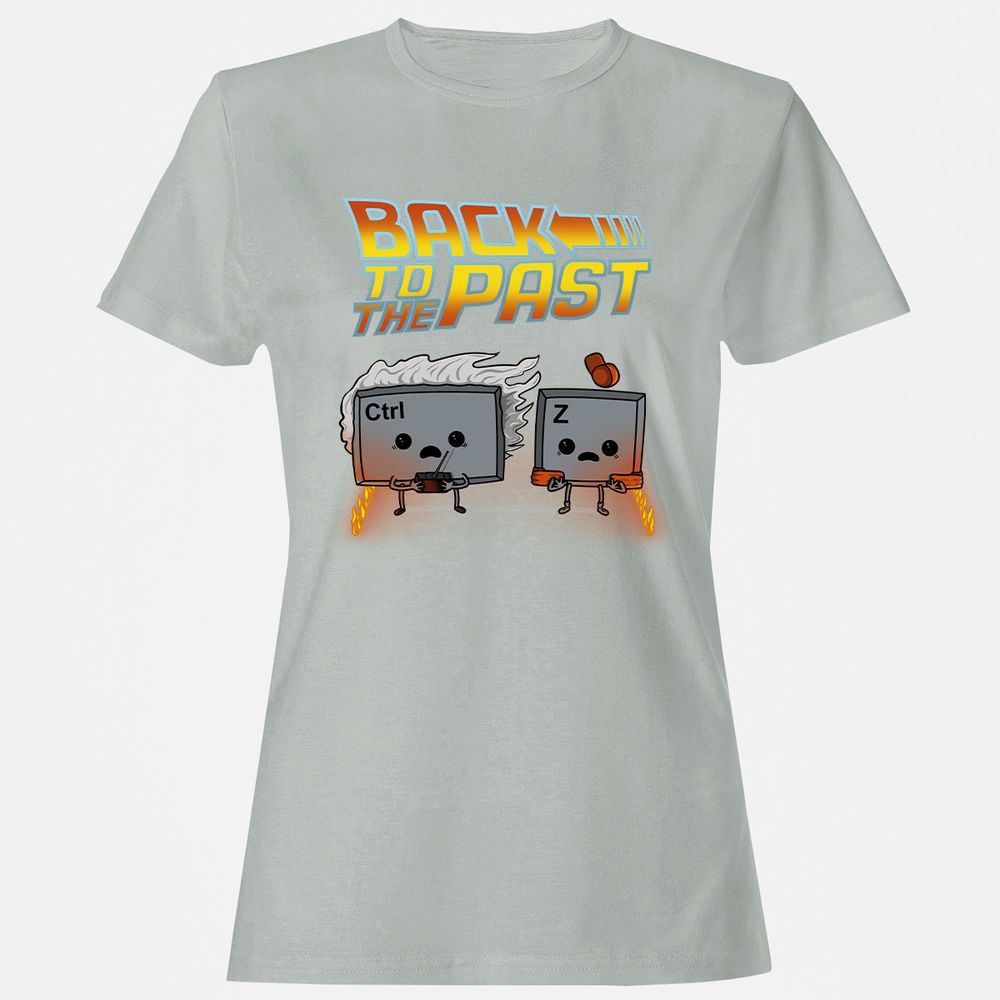 Women's T-Shirt - X73JBPEJ - Ash - 2