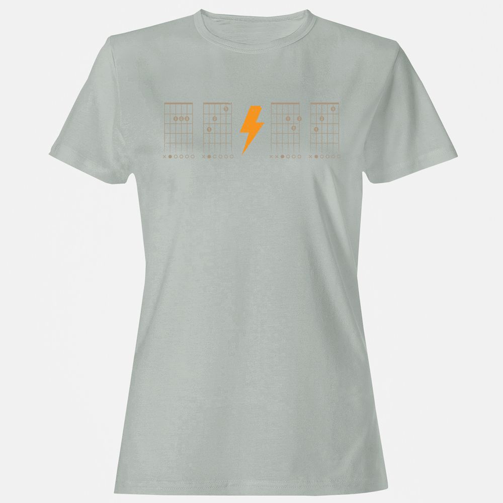Women's T-Shirt - E77P27HX - Ash - 2