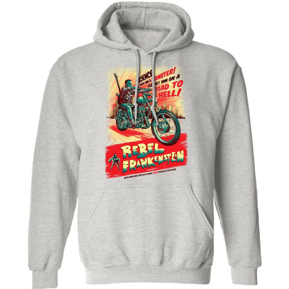 Classic Unisex Hoodie - LV45B3MR - Ash - 2