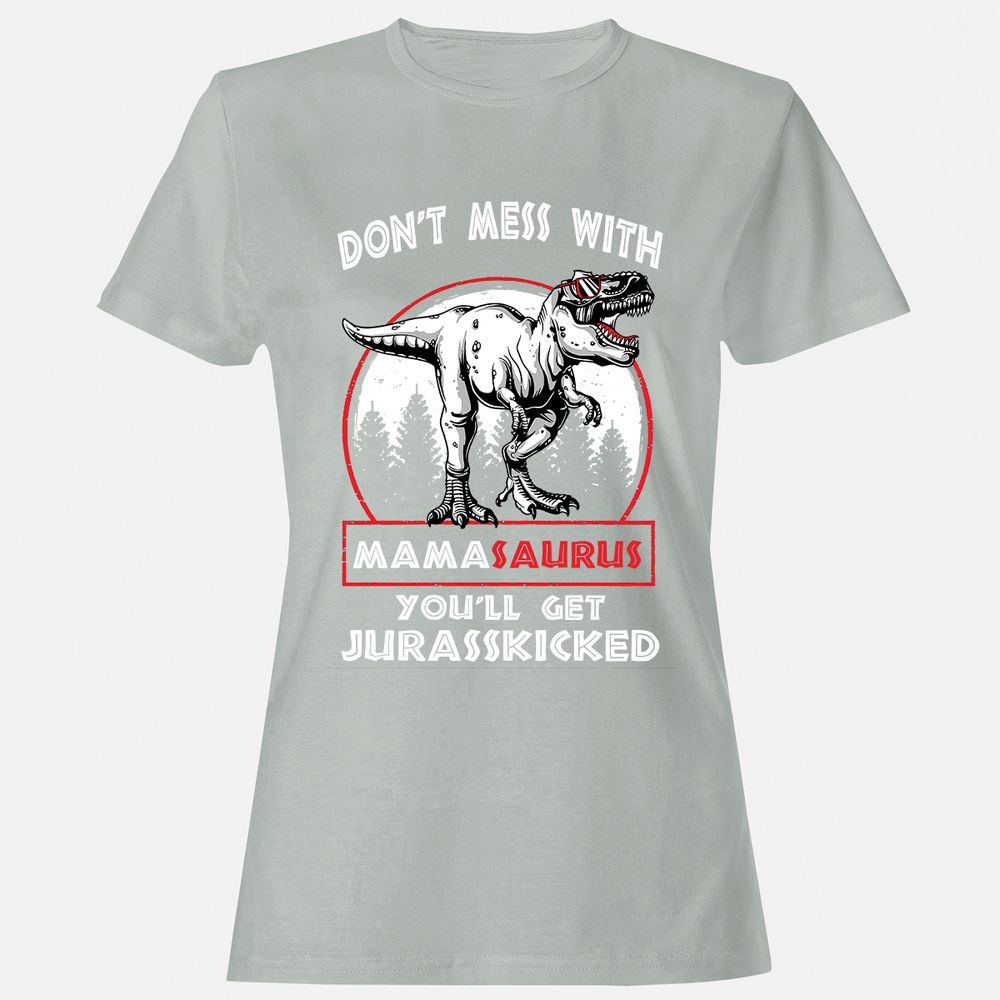 Women's T-Shirt - A8JQCE7Q - Ash - 2