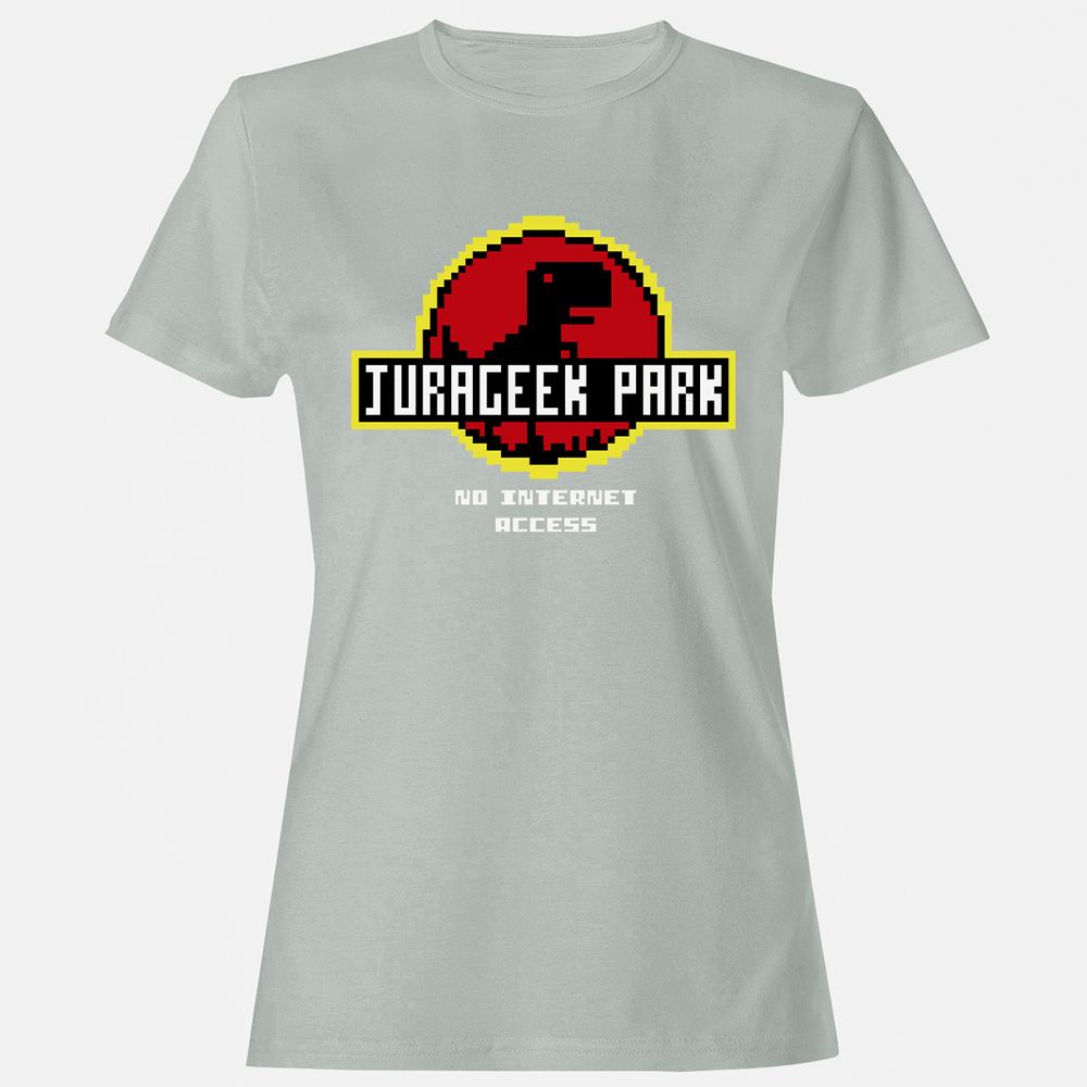Women's T-Shirt - QYYFW99U - Ash - 2