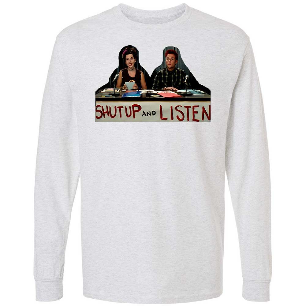 Long Sleeve T-Shirt - X1C5QY8Z - Ash - 2