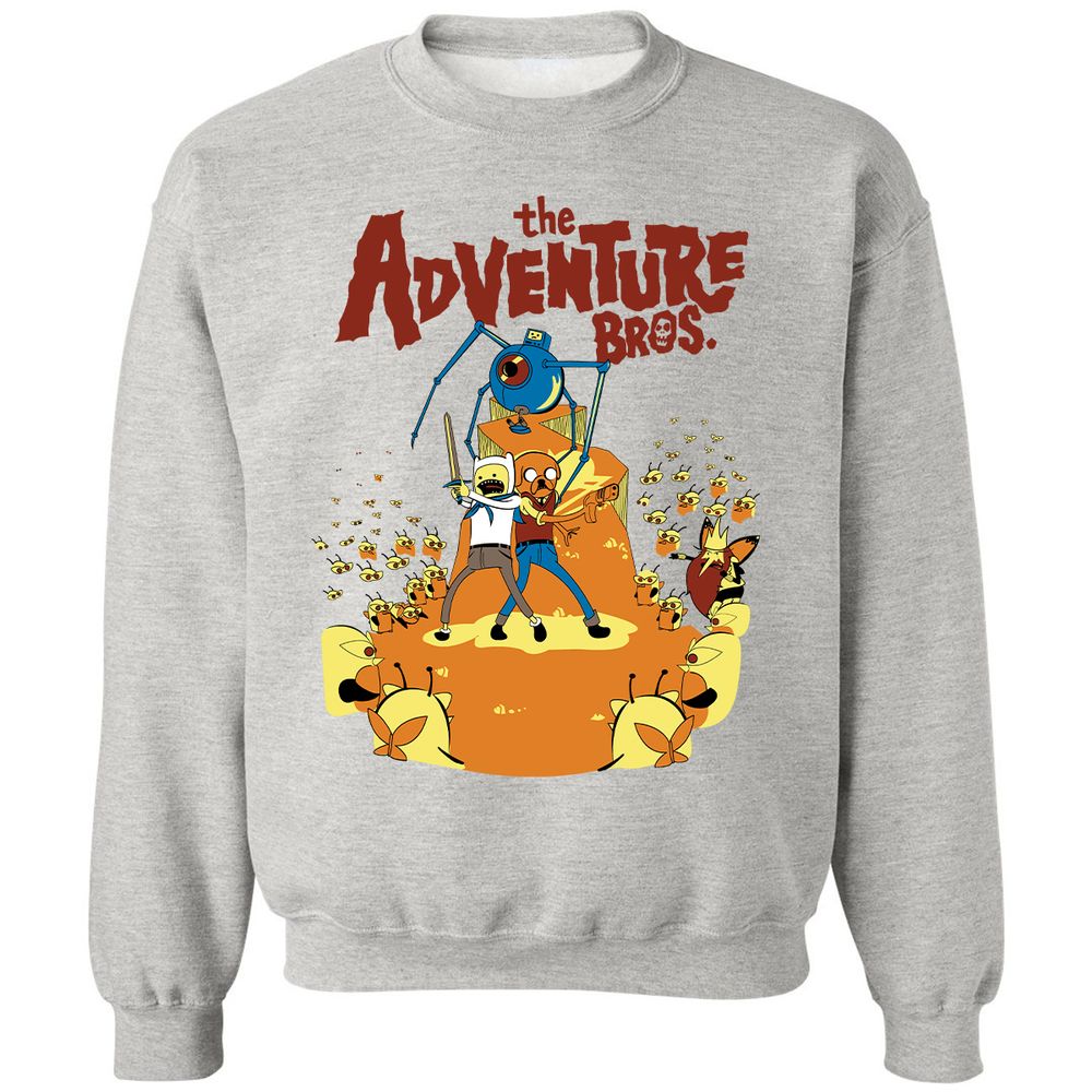 Classic Unisex Sweatshirt - Q4KNJW3Y - Ash - 2