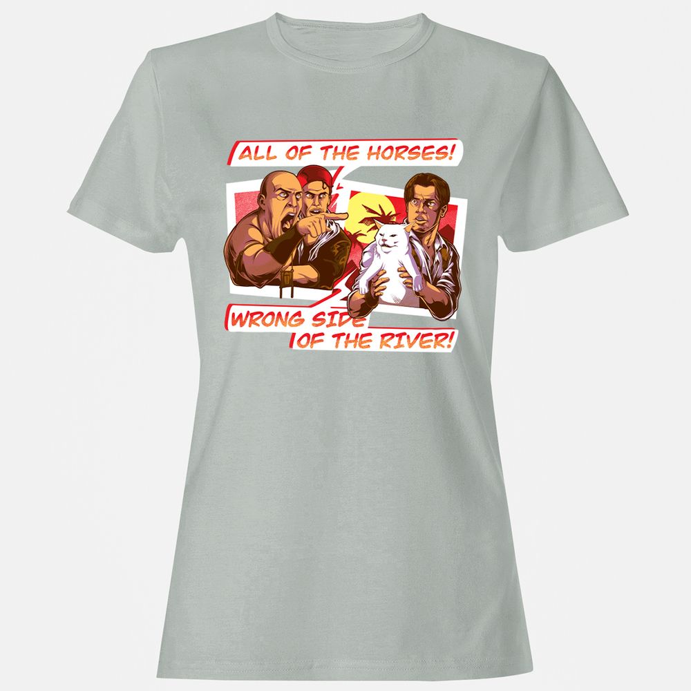 Women's T-Shirt - HDW4KZH5 - Ash - 2