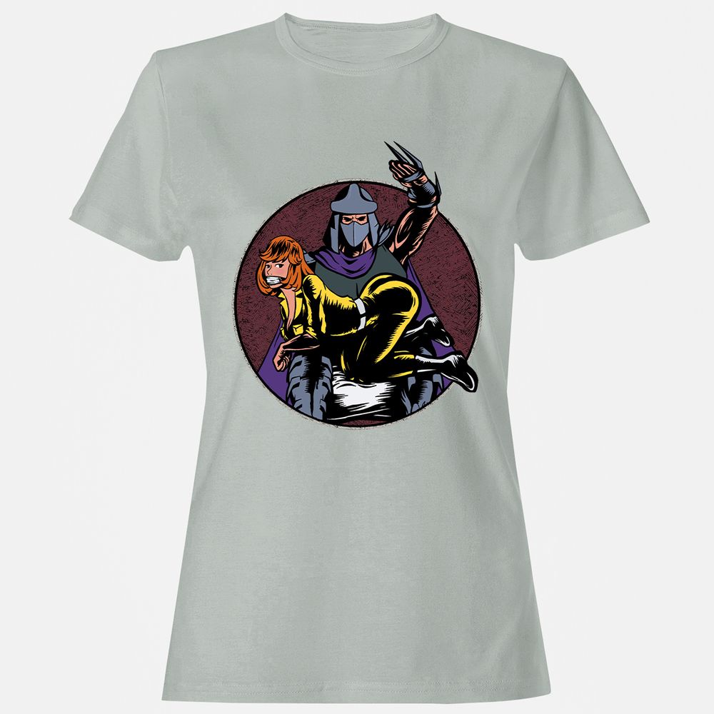 Women's T-Shirt - QZ6C8ENR - Ash - 2