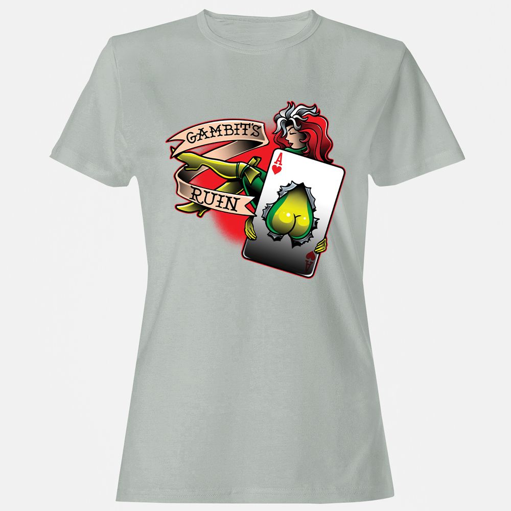 Women's T-Shirt - 3E2ZYTE5 - Ash - 2