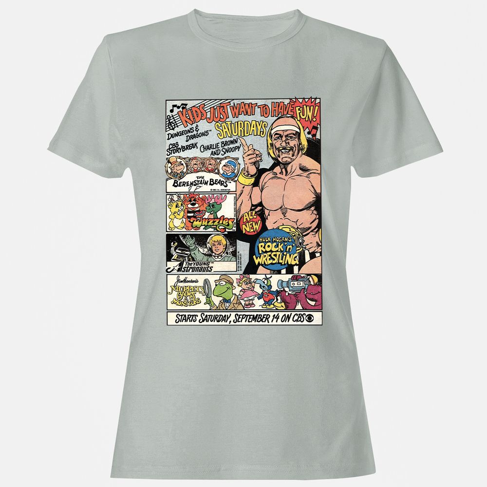 Women's T-Shirt - 5G16QMHQ - Ash - 2