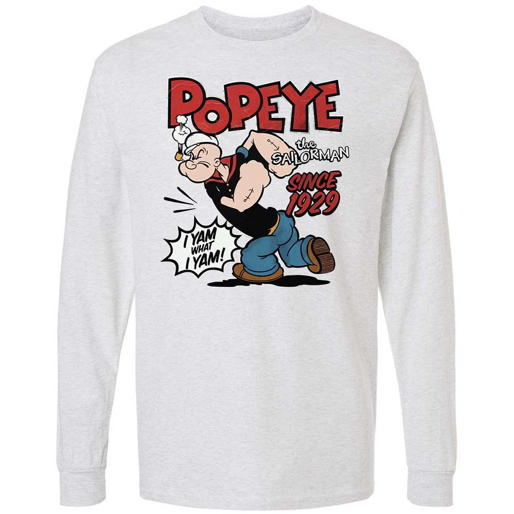 Long Sleeve T-Shirt - 99HBCY7C - Ash - 2
