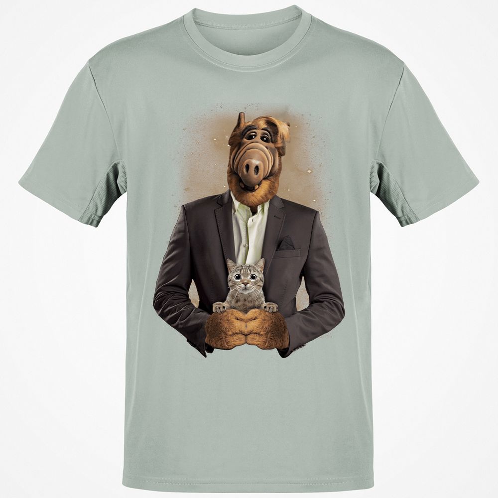 Classic Unisex T-Shirt - XZE8UFCW - Ash - 2
