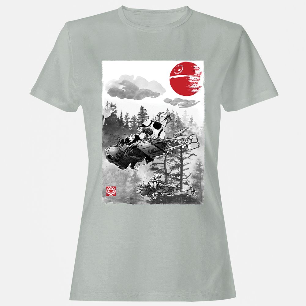 Women's T-Shirt - L62NVZHD - Ash - 2