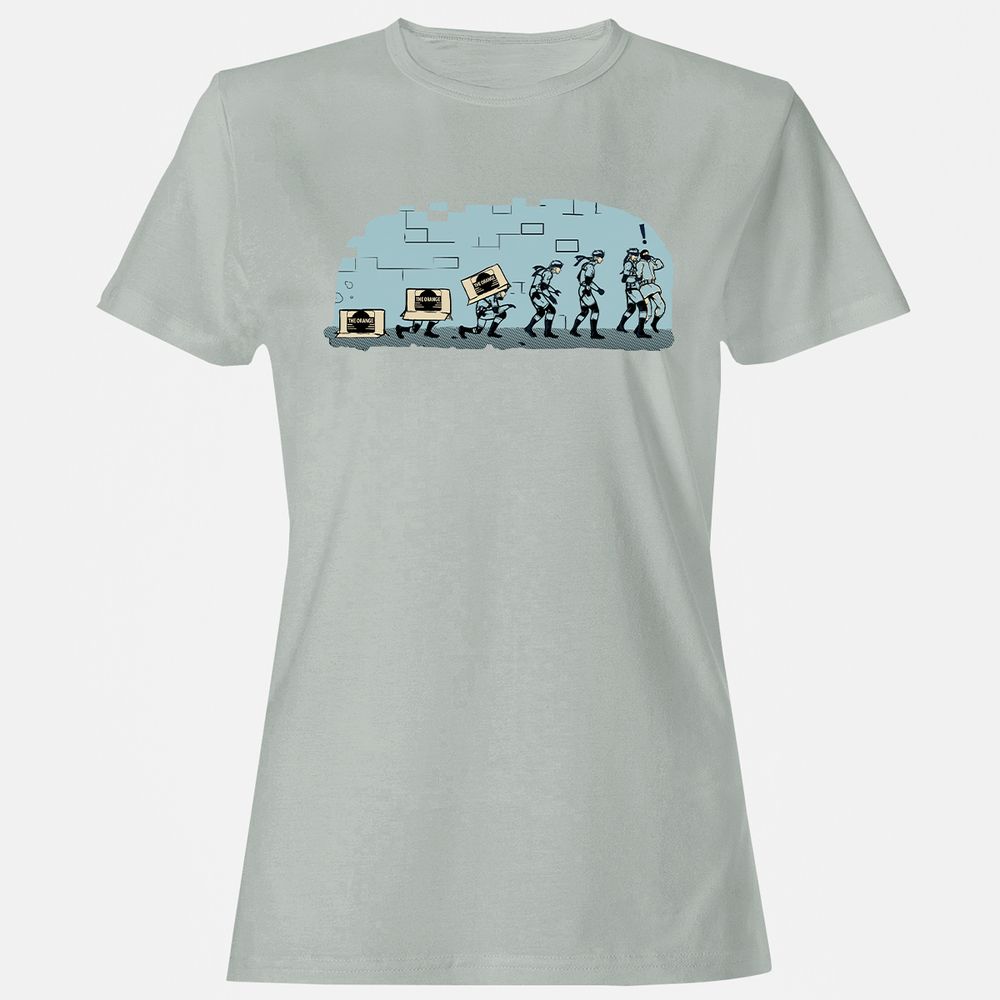 Women's T-Shirt - GHNUNMKA - Ash - 2