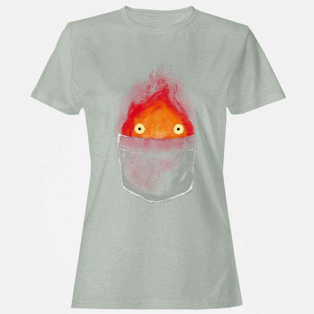 Women's T-Shirt - ZBSWQ9PV - Ash - 2